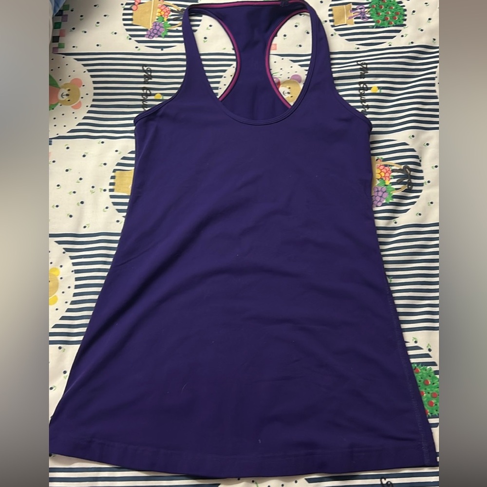 Lululemon purple racerback tank top